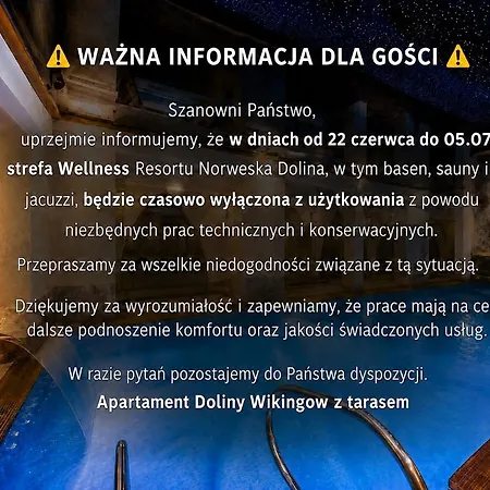 Dolina Wikingów-apartament Typu Deluxe Z 16 M Tarasem W Ogrodzie, Miejscem W Garażu I Dostępem Do Strefy Wellness * Szklarska Poręba